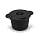 Heathrow Scientific HD28714K Black Onyx Polyurethane True North Cool Container Bucket with Ergonomic Handle, 4 liters Capacity
