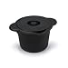 Heathrow Scientific HD28714K Black Onyx Polyurethane True North Cool Container Bucket with Ergonomic Handle, 4 liters Capacity