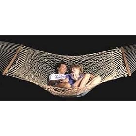 Click here to buy EARTH OLEFIN HAWAIIAN DOUBLE HAMMOCK w  Handmade Olefin Twisted Rope for COMFORT-- Soft Olefin Rope....