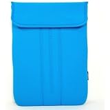 Cosmos Light Blue Neoprene/Cotton 17 Inch and 17.3 Inch Laptop notebook computer case/bag/sleeve