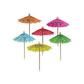 PARTY ORIGINALE PAPER COCKTAIL UMBRELLAS 24PK