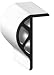 Dock Edging Commercial Grade - Lg Comm P Shape Wht 10' Gard