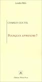 Pourquoi apprendre ?