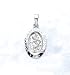 Saint Christopher Medal In 14kt White Gold