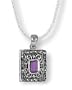 Boma Amethyst & Marcasite Locket