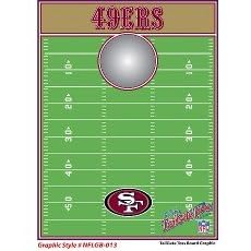 San Francisco 49ers Football Field Tailgate Toss