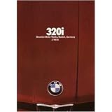 1978 BMW 320I Sales Brochure Literature Book Piece by BMW