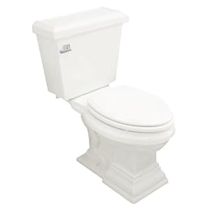 American Standard 2787.016.020 Town Square Right Height Round Front Toilet, White by
