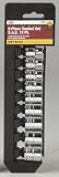 Tools & Hardware : Ace 9 Pc. 3/8 Drive Sae 12 Point Socket Set (23591-30A)