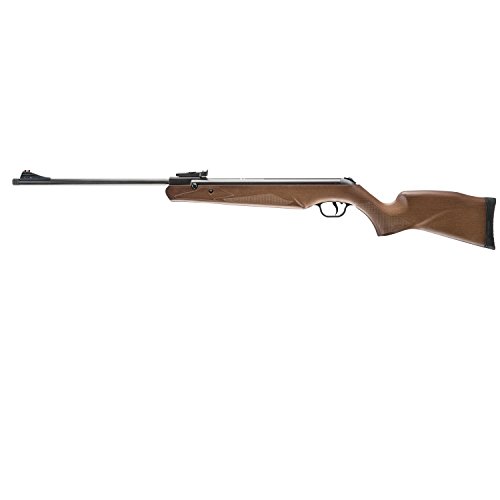 Umarex Walther Terrus .177 Wood Fiber Optic Sights Air Gun, Wood/Black