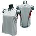 Nike Ladies Dri Fit Running Vest / Singlet (Size: Medium 910-12 UK)) (Colour: White / Red / Grey )