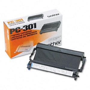 Brother® PC301 Fax Thermal Print Ribbon Cartridge, Black