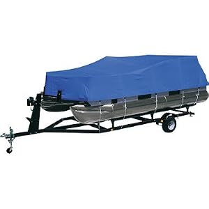 Blue Polyester Pontoon Storage Cover by