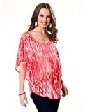 A Pea in the Pod Collection: Velvet Elbow Sleeve Scoop Neck Flutter Sleeve Maternity T Shirt