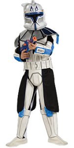 Clone Trooper Captain Rex Deluxe EVA Child Halloween Costume Size 12-14 Large(OVSZ)
