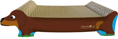 See Imperial Cat Brown Dachshund Scratch and Shape, Small