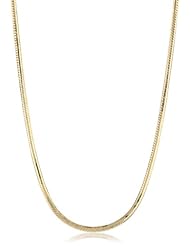 14k Gold 1.8mm Snake Chain Necklace, 18"