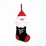 Atlanta Falcons NFL Santa Holiday Stocking (22")