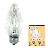 CRYSTAL CLEAR F15 40W Auradescent Flame Light Bulb - 4-3/8 - 2Pk