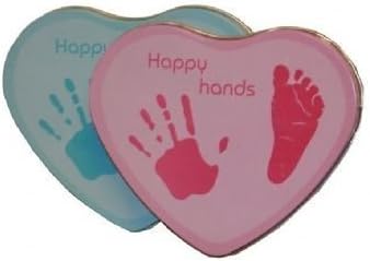 Xplorys Happy Hands Baby Hand & Footprint Casting Tin Mould Kit (Pink) by Xplorys