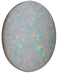 Oval Shape Cabochon White Fire Opal Beautiful Top Quality Real Gemstone, Quality Grade, AAA 7.00 x 5.00 mm
