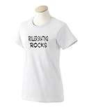 Roller Skating Rocks Ladies T-Shirt Pink Large