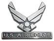 United States Air Force USAF Hap Arnold Chrome Plated Premium Metal Car Truck Motorcycle Emblem