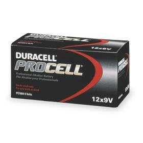 DURACELL 9V 12 PROCELL Professional Alkaline Battery by Duracell
