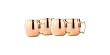 Old Dutch 2-Ounce Solid Copper Moscow Mule Shot Mug, Set of 4