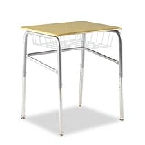 HON COMPANY Proficiency Four-Leg Student Desk, 26-5/8w x 20-5/8d x 32h, Natural Maple