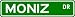 MONIZ Street Name Sign ~ Family Lastname Sign ~ Gameroom, Basement, Garage Sign
