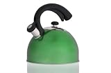  : Creative Home Aero Metallic 2.5 Quart Whistling Tea Kettle, Emerald Green