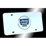 Auto Gold JEECC Jeep Logo Chr/Chr Plate