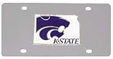 AHCLP250 Kansas State Wildcats License Plate