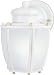 Outdoor Living : Westinghouse 64517 One-Light Downward Wall Sconce, White Frosted Globe