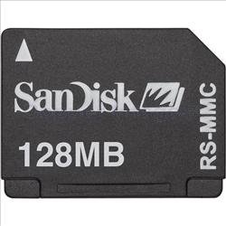 SANDISK SDMRJ-128-A10M Reduced-size Multimediacard for Mobile Phones
