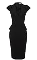 Sculptural Peplum Dress