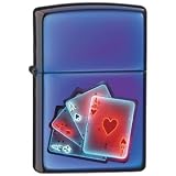 Original Zippo Lighter, Mood Indigo, Smart Aces Design