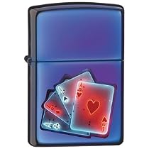 Original Zippo Lighter, Mood Indigo, Smart Aces Design
