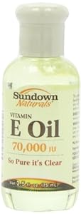 Sundown Naturals Vitamin E Oil, 70,000 IU, 2.5 Ounces (Pack of 3)