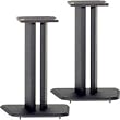 Black Satin Wood Speaker Stands