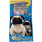 Webkinz Plush Music Starz - Pug with Pug Kinz Klip and CD