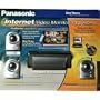 Panasonic Internet Video Monitoring System with 3 Color Cameras, TV Adaptor and Remote Control (Gray)