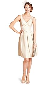 Pleated Fit & Flare Dress