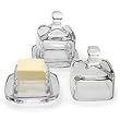 Churn Small Square Covered Butter Dish