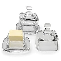 Churn Small Square Covered Butter Dish