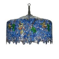 Meyda 30W Tiffany Wisteria Pendant by Meyda