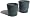 Strathwood Round Zinc-Finished Planters Set of 2, Round