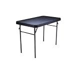 Outdoor Living : Lifetime 28161 Folding Shop Table, Black (42 x 24 Inch Molded Top)