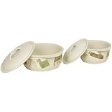 Review CorningWare Corelle Coordinates / Corelle Coordinates 4-Piece Casserole Bake-and-Serve Set, Textured Leaves